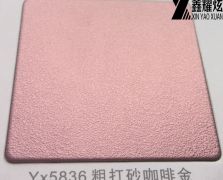 Yx5836 粗打砂咖啡金不锈钢